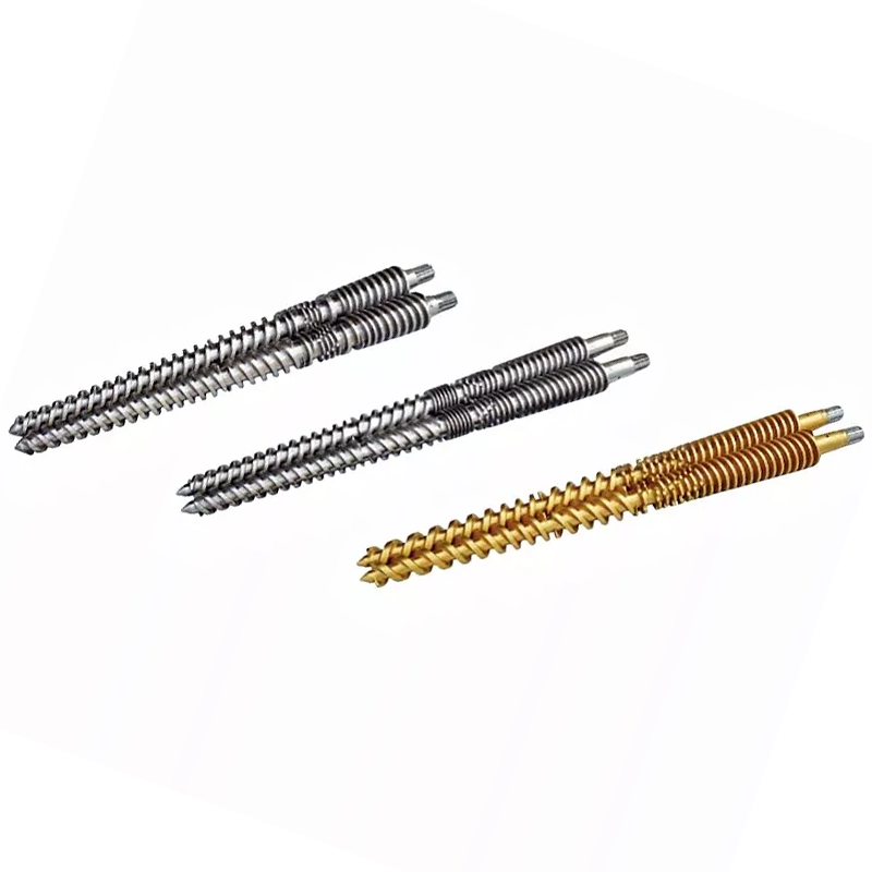 Icke-ingripande konisk tvillingskruv